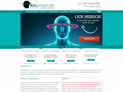 killmigraine.com snapshot