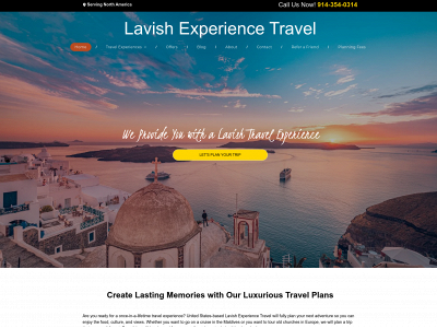 lavishexperiencetravel.com snapshot