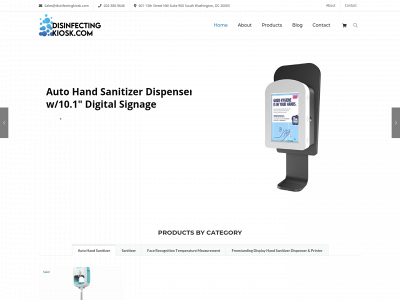 disinfectingkiosk.com snapshot