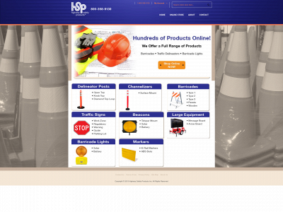 hsptrafficcones.com snapshot