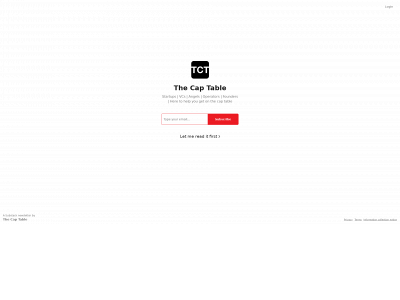 thecaptable.com snapshot