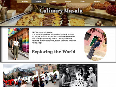 culinarymasala.com snapshot