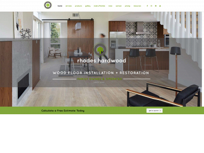 rhodeshardwoodflooring.com snapshot
