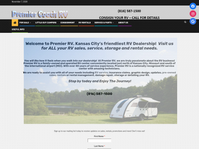 premiercoachservices.com snapshot
