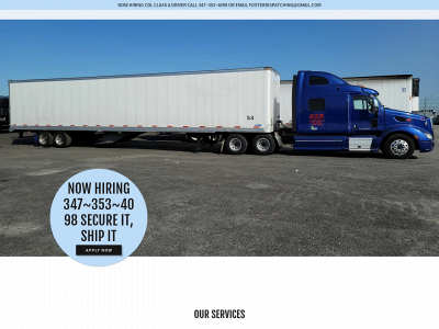 fostertruckingservices.com snapshot