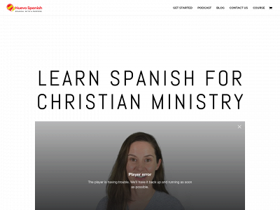nuevospanish.com snapshot