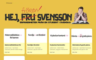 hejfrokensvensson.se snapshot