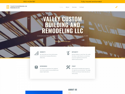 valleycustombuildingllc.com snapshot