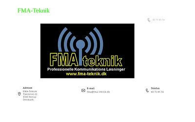 fma-teknik.dk snapshot