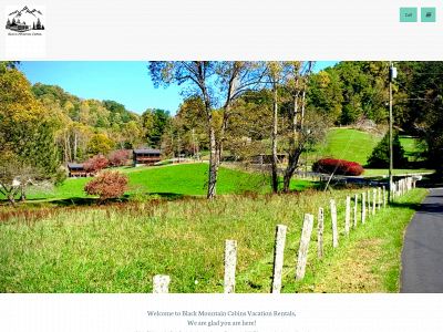 blackmountaincabins.com snapshot