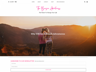 thebrazenadventuress.com snapshot