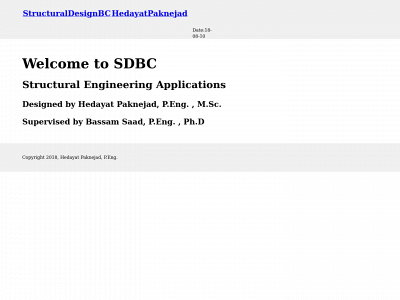 structuraldesignbc.com snapshot