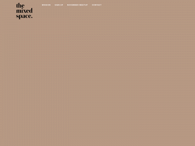 themixedspace.com snapshot