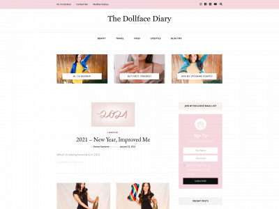 thedollfacediary.com snapshot