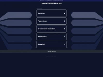 www.sportsforallinitiative.org snapshot