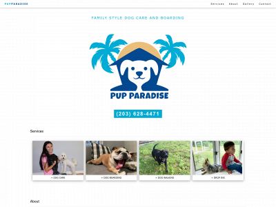 pup-paradise.com snapshot