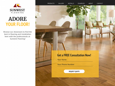 sunwestflooring.com snapshot