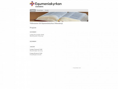 equmeniakyrkanodensberg.se snapshot