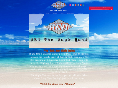 redtherockband.com snapshot