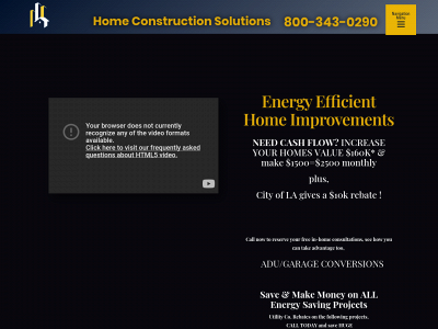 homeconstructionsolutions.com snapshot