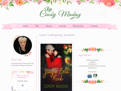 authorcindymaday.com snapshot