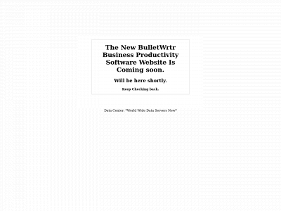 bulletwrtr.com snapshot