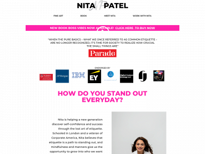 nita-patel.com snapshot