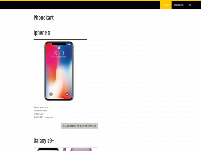 phonekarts.weebly.com snapshot