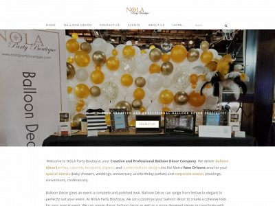 www.nolapartyboutique.com snapshot