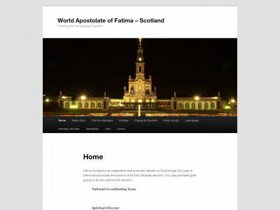 fatima-scotland.org snapshot