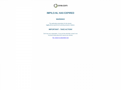 impilo.nl snapshot