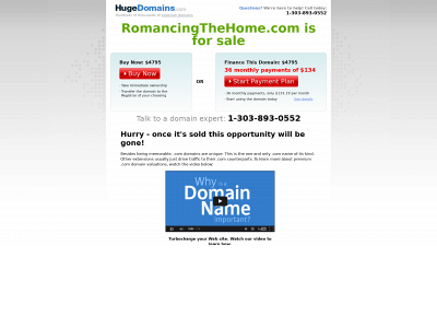 romancingthehome.com snapshot
