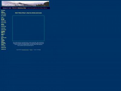 bluegrasswest.com snapshot