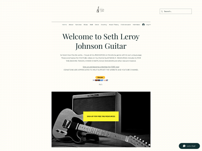 sethleroyjohnson.com snapshot