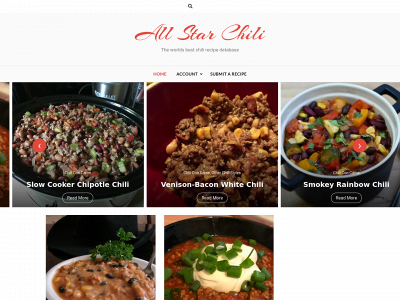 allstarchili.com snapshot