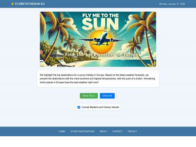 flymetothesun.eu snapshot