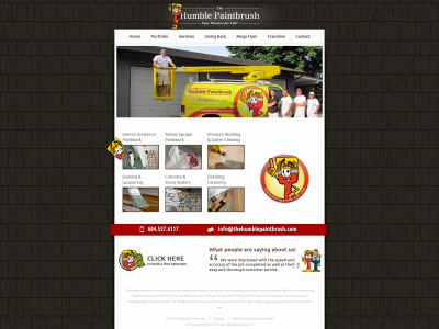 thehumblepaintbrush.com snapshot