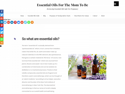 essentialoils4momstobe.com snapshot
