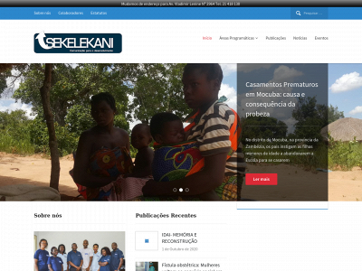 sekelekani.org.mz snapshot