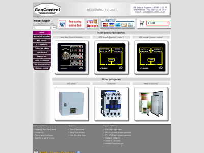 gencontrol.co.uk snapshot