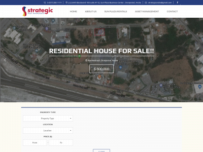 strategicrealestatearuba.com snapshot