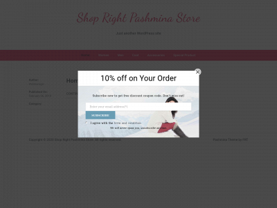shoprightpashminastore.com snapshot