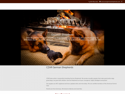 czargermanshepherds.com snapshot