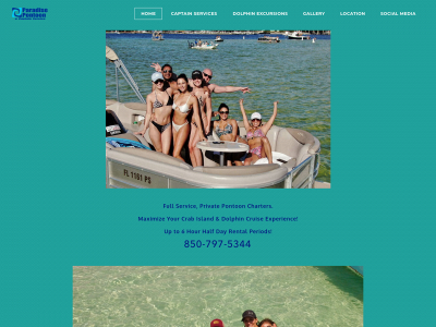 www.paradisepontoondestin.com snapshot