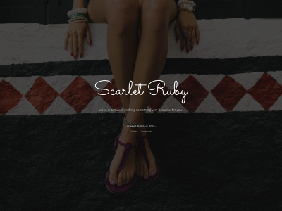 scarletruby.co snapshot