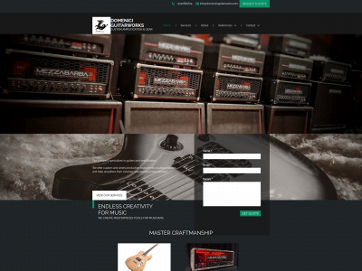 domeniciguitarworks.com snapshot