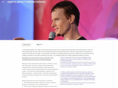 www.andypresentations.com snapshot