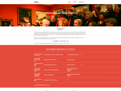 fossesingers.co.uk snapshot