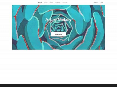 www.artbymelany.com snapshot