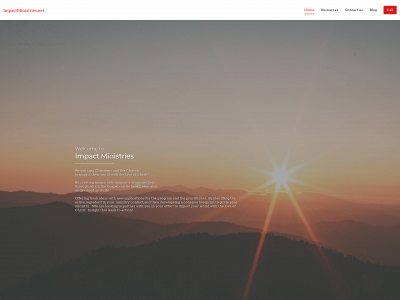 impactministries.net snapshot